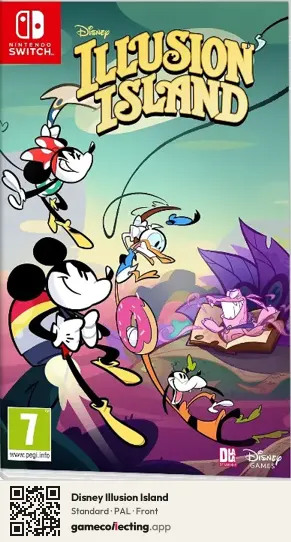 Disney Illusion Island Nintendo Switch, PAL box front