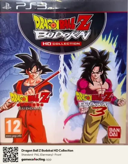 Dragon Ball Z Budokai HD Collection PlayStation 3, Germany box front