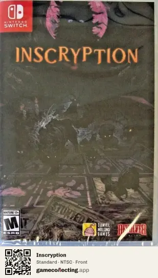 Inscryption Nintendo Switch, NTSC box front