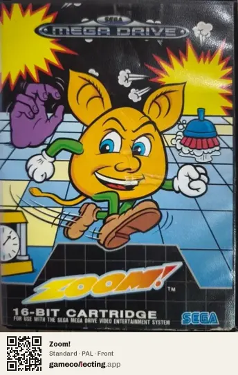 Zoom! Sega Mega Drive / Genesis, PAL box front