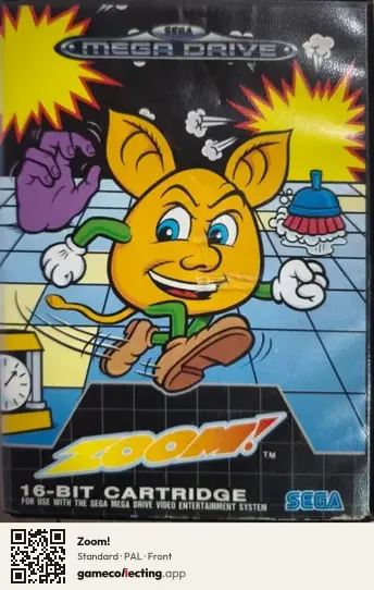 Zoom! Sega Mega Drive / Genesis, PAL box front