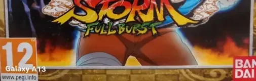 Naruto Shippuden: Ultimate Ninja Storm 3 Full Burst, the PEGI square on its front
