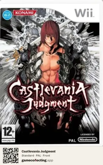 Castlevania Judgment Nintendo Wii, PAL box front