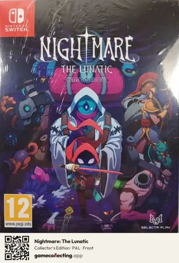 Nightmare: The Lunatic Nintendo Switch, PAL box front