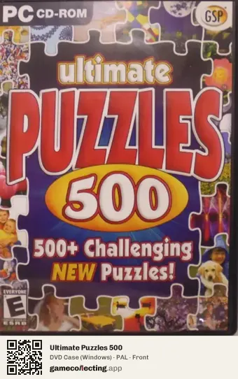 Ultimate Puzzles 500 Computer, PAL box front