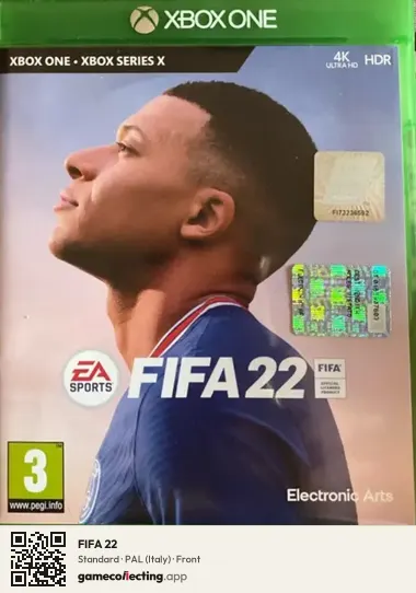 FIFA 22 Xbox One, Italy box front