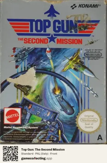 Top Gun: The Second Mission Nintendo Entertainment System, Italy box front