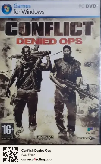 Conflict: Denied Ops Computer, PAL box front