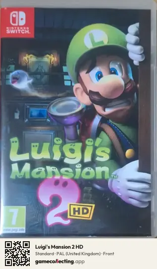 Luigi's Mansion 2 HD Nintendo Switch, United Kingdom box front