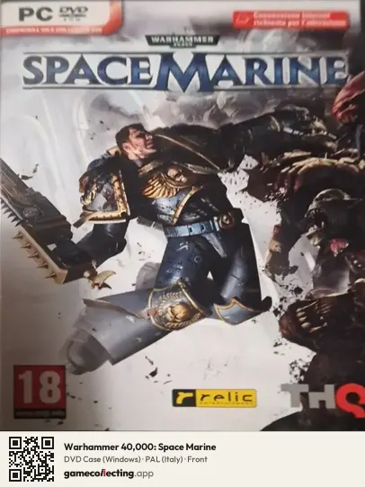 Warhammer 40,000: Space Marine Computer, Italy box front
