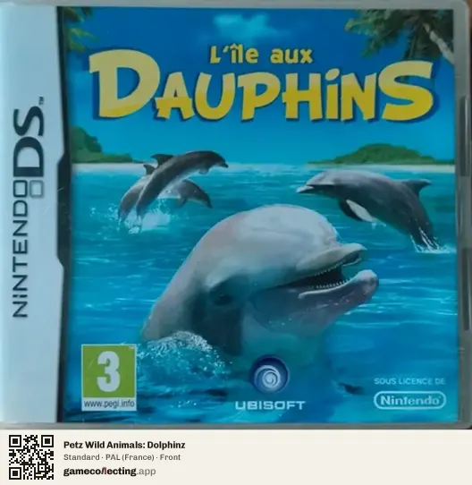 Petz Wild Animals: Dolphinz Nintendo DS, France box front