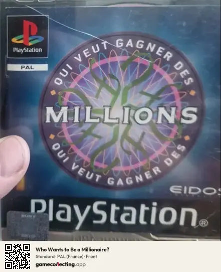 Who Wants to Be a Millionaire? PlayStation, France box front