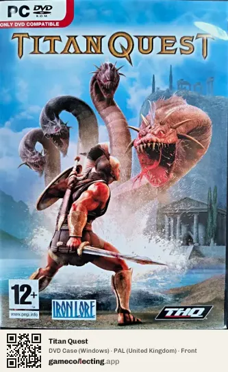 Titan Quest Computer, United Kingdom box front