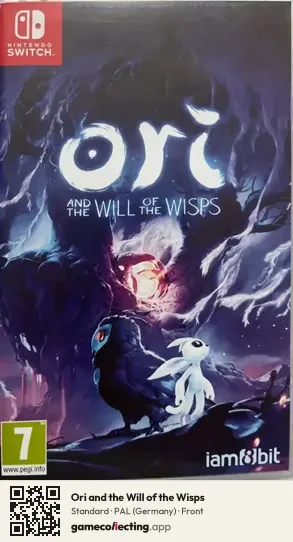 Ori and the Will of the Wisps Nintendo Switch, Germany box front