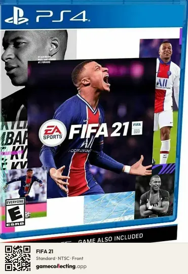 FIFA 21 PlayStation 4, NTSC box front