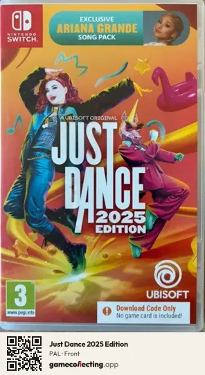 Just Dance 2025 Edition Nintendo Switch, PAL box front