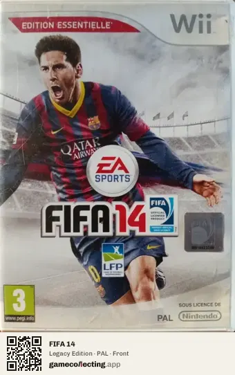 FIFA 14 Nintendo Wii, PAL box front