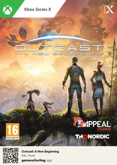 Outcast: A New Beginning Xbox Series X, PAL box front