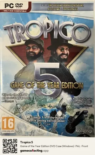 Tropico 5 Computer, PAL box front