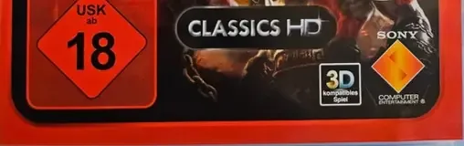God of War: Origins Collection, the USK square on its front