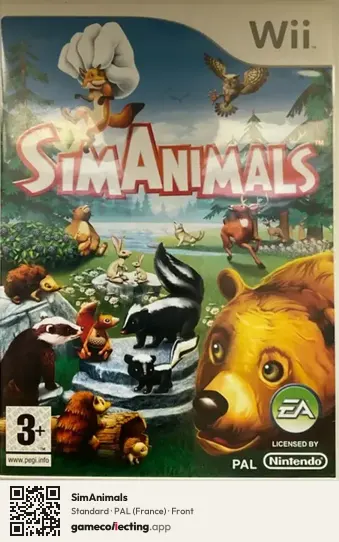 SimAnimals Nintendo Wii, France box front