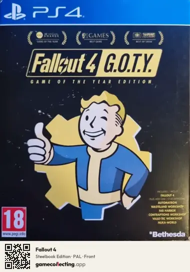 Fallout 4 PlayStation 4, PAL box front