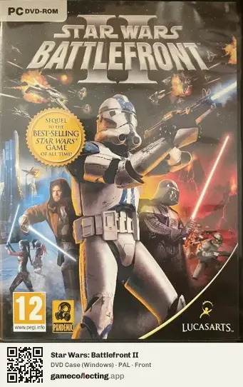Star Wars: Battlefront II Computer, PAL box front