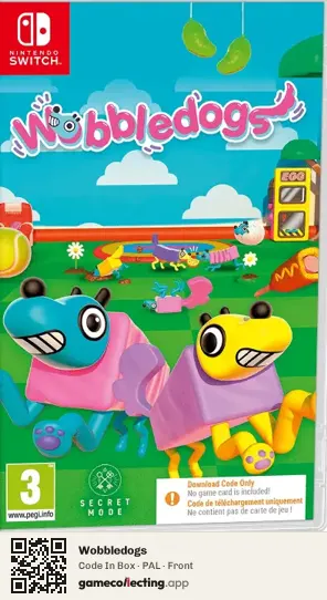 Wobbledogs Nintendo Switch, PAL box front