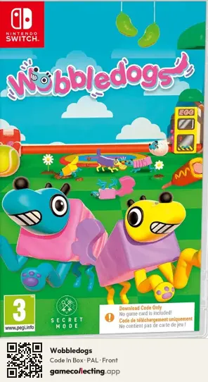 Wobbledogs Nintendo Switch, PAL box front