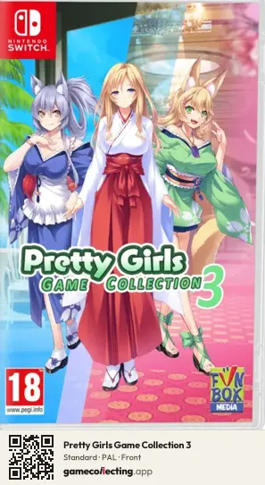 Pretty Girls Game Collection 3 Nintendo Switch, PAL box front