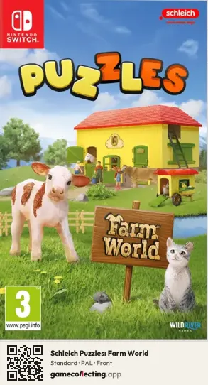 Schleich Puzzles: Farm World Nintendo Switch, PAL box front
