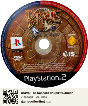 Brave: The Search for Spirit Dancer PlayStation 2, PAL disc
