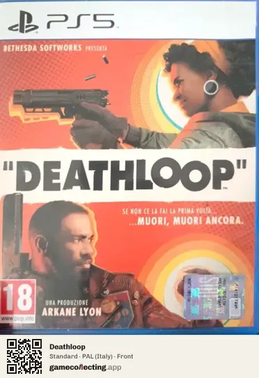 Deathloop PlayStation 5, Italy box front