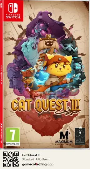 Cat Quest III Nintendo Switch, PAL box front