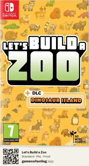 Let's Build a Zoo Nintendo Switch, PAL box front