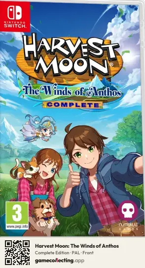Harvest Moon: The Winds of Anthos Nintendo Switch, PAL box front