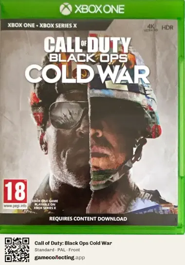 Call of Duty: Black Ops Cold War Xbox One, PAL box front