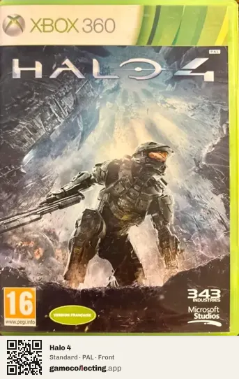Halo 4 Xbox 360, PAL box front
