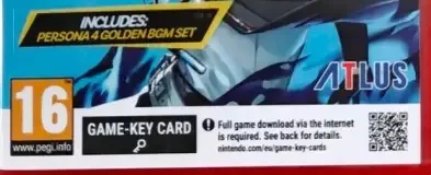 Persona 3 Reload, the PEGI square on its front