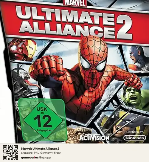 Marvel: Ultimate Alliance 2 Nintendo DS, Germany box front