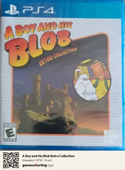 A Boy and His Blob Retro Collection PlayStation 4, NTSC box front
