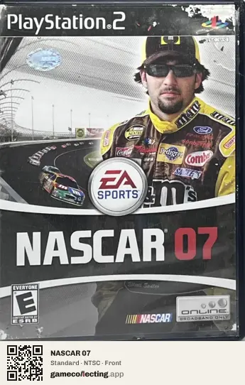 NASCAR 07 PlayStation 2, NTSC box front