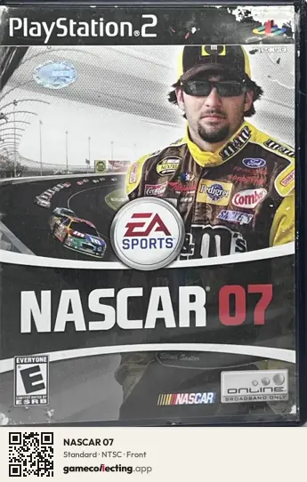 NASCAR 07 PlayStation 2, NTSC box front
