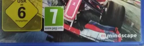 Speed 3: Grand Prix, the USK square on its front