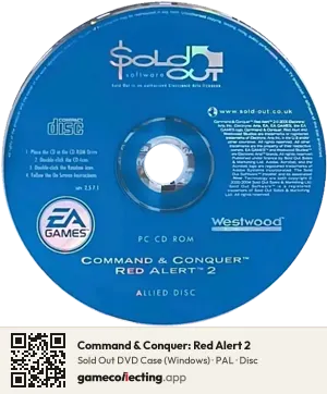 Command & Conquer: Red Alert 2 Computer, PAL disc