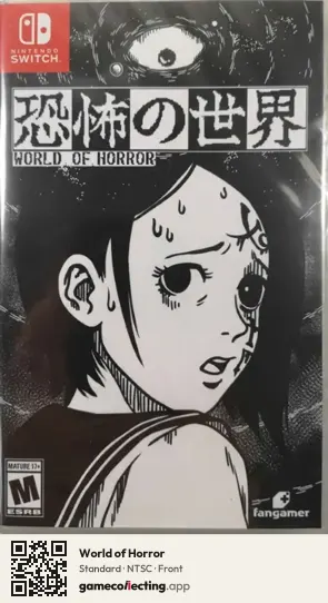 World of Horror Nintendo Switch, NTSC box front