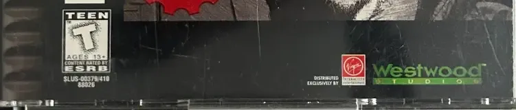 Command & Conquer, the ESRB box on its front