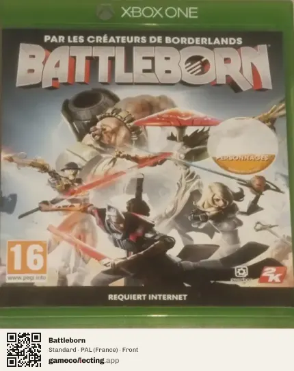 Battleborn Xbox One, France box front
