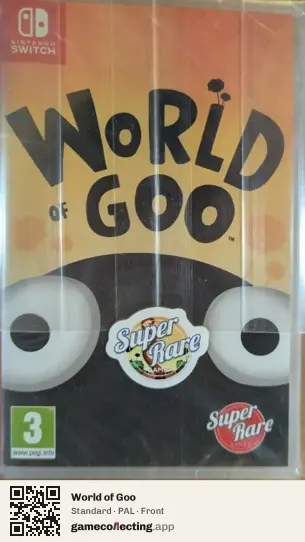 World of Goo Nintendo Switch, PAL box front
