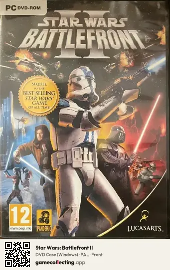 Star Wars: Battlefront II Computer, PAL box front